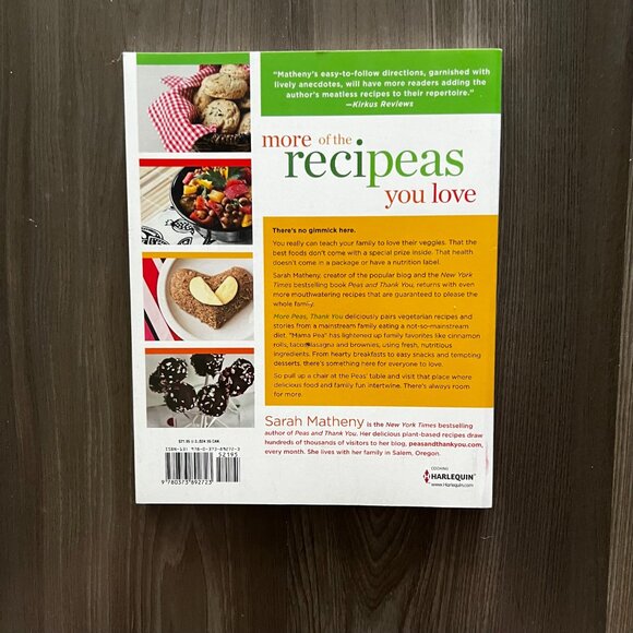 *Book Bundle* Vegetarian Cookbooks Veg Power and More Peas Thank You Paperback - Picture 6 of 6